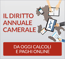 Diritto Camerale - Da oggi calcoli e paghi online