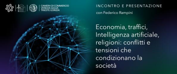 Incontro con Federico Rampini "Economia, traffici, Intelligenza artificiale, religioni: conflitti e tensioni che condizionano la società"