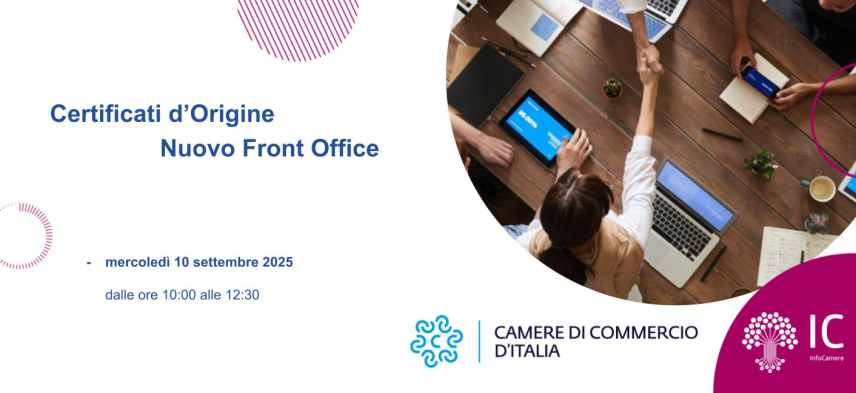 banner nuovo front office certificati d'origine banner nuovo front office certificati d'origine