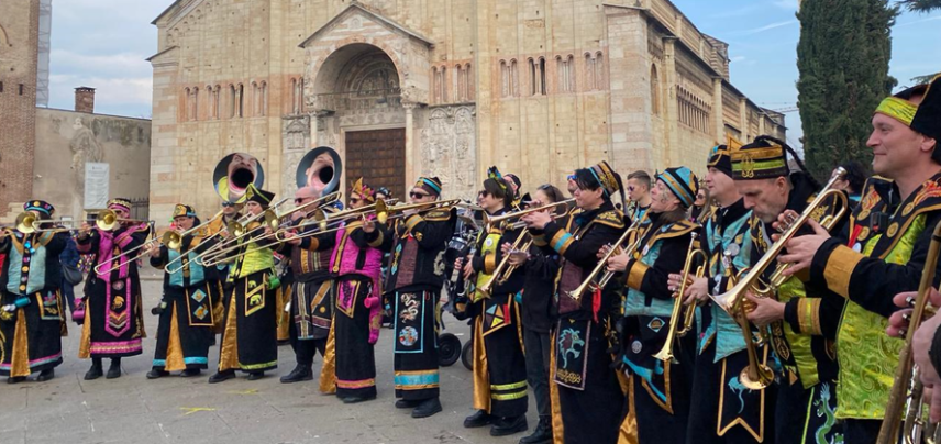 musicisti in Carnevale