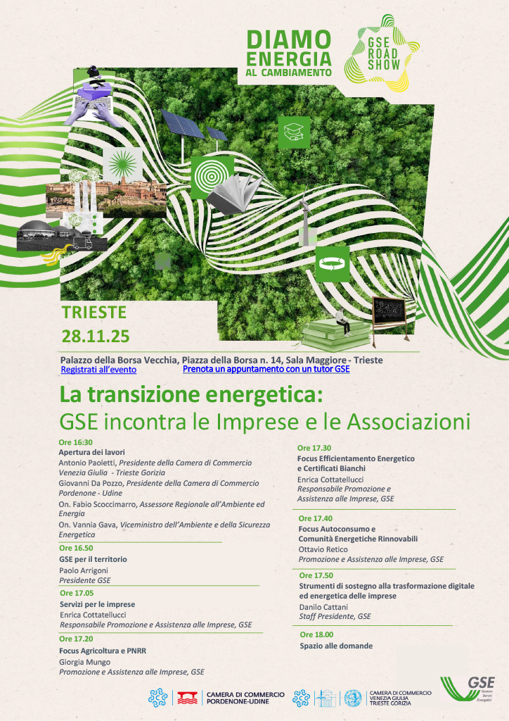 La transizione energetica: GSE incontra le Imprese e le Associazioni