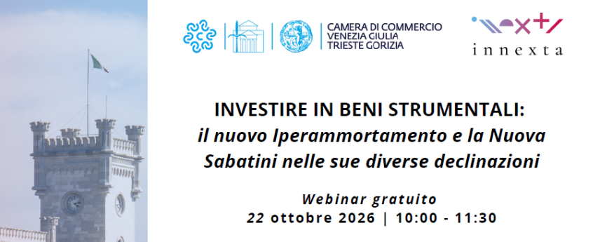 Webinar Innexta - Portale agevolazioni