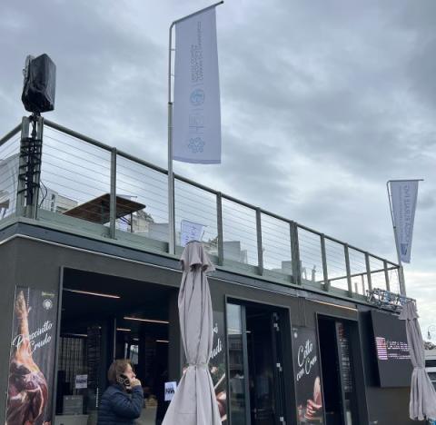 stand fieristico per l'evento Barcolana 2024