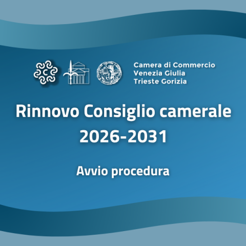 Rinnovo Consiglio camerale 2026-2031 - avvio delle procedure