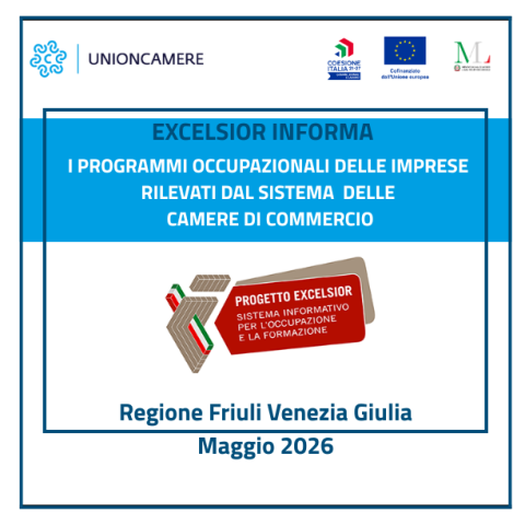 Bollettino Excelsior Friuli Venezia Giulia maggio 2026