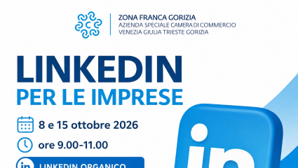 Logo Linkedin azzurro su sfondo bianco