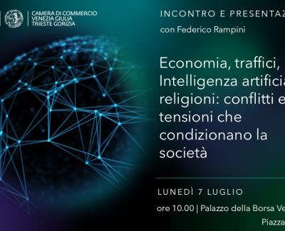Incontro con Federico Rampini: Economia, Traffici, Intelligenza Artificiale e Religioni — Conflitti e Tensioni nella Società Contemporanea
