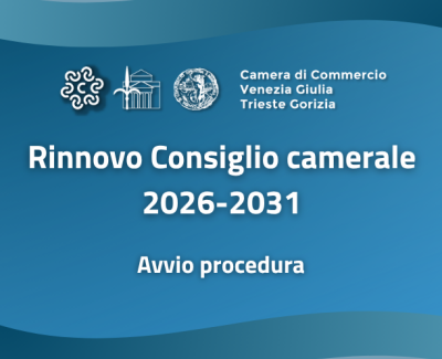 Rinnovo Consiglio camerale 2026-2031 - avvio delle procedure