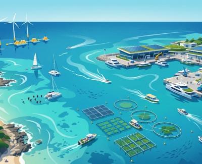infographic blue economy