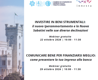 Webinar Innexta 22 e 29 ottobre 2026