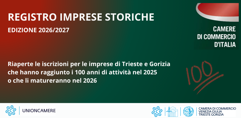 REGISTRO IMPRESE STORICHE BANDO 2026